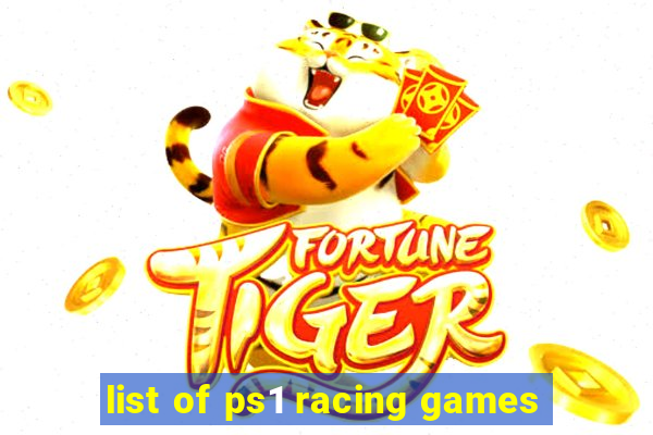 list of ps1 racing games